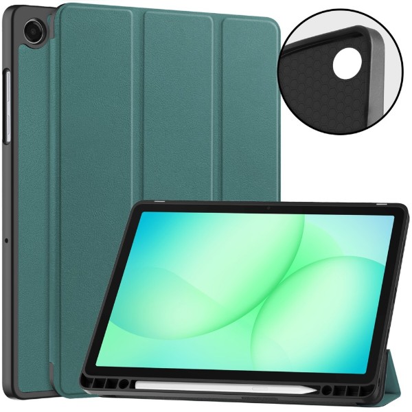 Фото - Чехол для планшета BeCover Flexible TPU Mate с креплением for Samsung Galaxy Tab A11 SM-X133/X135 8.7" Dark Green (715586)